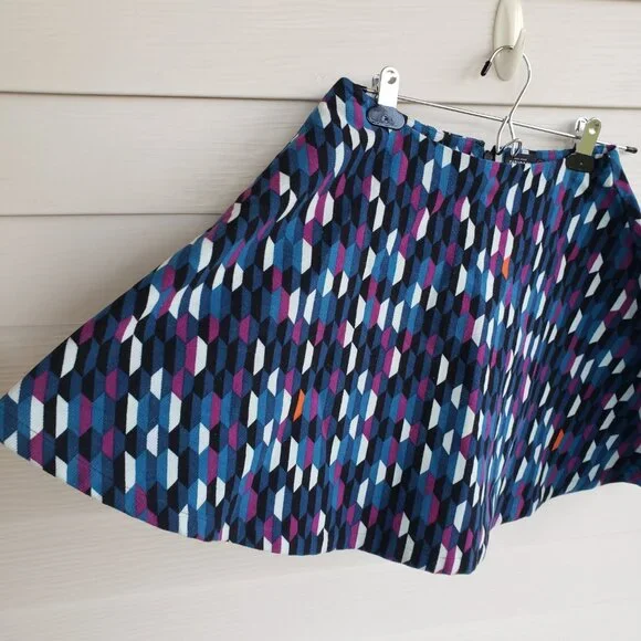 Kate Spade Saturday A-line canvas mini skater skirt - Picture 2 of 6